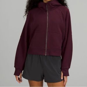 Lululemon Scuba Oversized Full Zip Hoodie Cassis, M/L